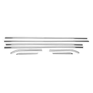 Ford Focus Window Trim - Omac - S.Steel - Gloss Silver - '12-'18 Ford Focus Window Trim - Omac - S.Steel - Gloss Silver - '12-'18